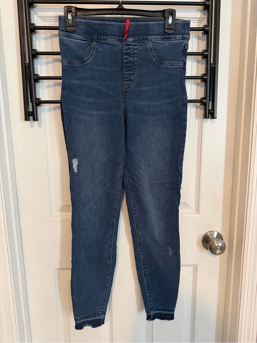 SPANX Dark Blue Skinny Denim Jeggings
